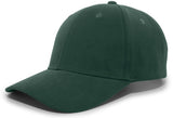 Pacific Headwear Brushed Cotton Twill Hook - And - Loop Adjustable Cap 101C HUNTER OS