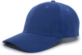 Pacific Headwear Brushed Cotton Twill Hook - And - Loop Adjustable Cap 101C ROYAL OS