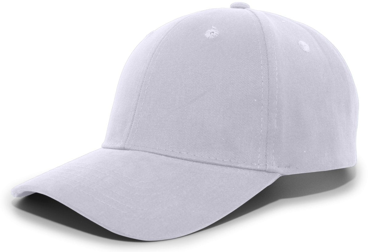 Pacific Headwear Brushed Cotton Twill Hook - And - Loop Adjustable Cap 101C SILVER OS