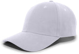 Pacific Headwear Brushed Cotton Twill Hook - And - Loop Adjustable Cap 101C SILVER OS