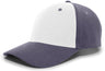 Pacific Headwear Brushed Cotton Twill Hook - And - Loop Adjustable Cap 101C WHITE/GRAPHITE/GRAPHITE OS