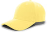 Pacific Headwear Brushed Cotton Twill Hook - And - Loop Adjustable Cap 101C YELLOW OS