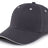Pacific Headwear Brushed Twill Cap With Sandwich Bill 121C GRAPHITE/WHITE OS
