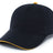 Pacific Headwear Brushed Twill Cap With Sandwich Bill 121C NAVY/GOLD OS