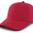 Pacific Headwear Brushed Twill Cap With Sandwich Bill 121C RED/BLACK OS