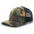 Pacific Headwear Camo Snapback Trucker Cap 108C ARMY/BLACK/ARMY OS