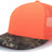 Pacific Headwear Camo Snapback Trucker Cap 108C BLAZE/BREAK - UP COUNTRY OS