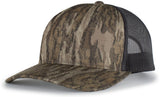 Pacific Headwear Camo Snapback Trucker Cap 108C BOTTOMLAND/LIGHT CHARCOAL OS