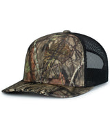 Pacific Headwear Camo Snapback Trucker Cap 108C BUC/B/BU OS