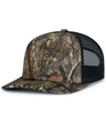 Pacific Headwear Camo Snapback Trucker Cap 108C BUC/B/BU OS