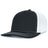 Pacific Headwear Contrast Stitch Trucker PacFlex Snapback Cap - Pacific Headwear P151S BLACK/WHITE/BLACK OS
