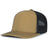 Pacific Headwear Contrast Stitch Trucker PacFlex Snapback Cap - Pacific Headwear P151S BUCK/LT CHARCOAL/BUCK OS