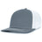 Pacific Headwear Contrast Stitch Trucker PacFlex Snapback Cap - Pacific Headwear P151S GRAPHITE/WHITE/GRAPHITE OS