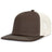 Pacific Headwear Contrast Stitch Trucker PacFlex Snapback Cap - Pacific Headwear P151S GREY BROWN/BEIGE/GREY BROWN OS