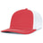 Pacific Headwear Contrast Stitch Trucker PacFlex Snapback Cap - Pacific Headwear P151S RED/WHITE/RED OS