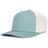 Pacific Headwear Contrast Stitch Trucker PacFlex Snapback Cap - Pacific Headwear P151S SMOKE BLUE/BEIGE/SMOKE BLUE OS