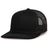 Pacific Headwear Contrast Stitch Trucker Snapback 104S BLACK/GRAPHITE OS
