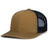 Pacific Headwear Contrast Stitch Trucker Snapback 104S BUCK/LT CHARCOAL/BUCK OS
