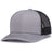 Pacific Headwear Contrast Stitch Trucker Snapback 104S HG/BK/HG OS