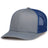 Pacific Headwear Contrast Stitch Trucker Snapback 104S HG/RO/HG OS