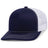Pacific Headwear Contrast Stitch Trucker Snapback 104S TRUE NAVY/WHITE/TRUE NAVY OS