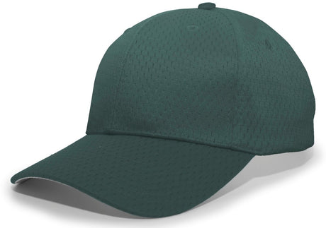 Pacific Headwear Coolport™ Mesh Hook - And - Loop Adjustable Cap - Pacific Headwear 805M DARK GREEN YTH