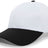 Pacific Headwear Coolport™ Mesh Hook - And - Loop Adjustable Cap - Pacific Headwear 805M WHITE/BLACK YTH