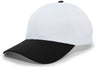 Pacific Headwear Coolport™ Mesh Hook - And - Loop Adjustable Cap - Pacific Headwear 805M WHITE/BLACK YTH