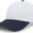 Pacific Headwear Coolport™ Mesh Hook - And - Loop Adjustable Cap - Pacific Headwear 805M WHITE/NAVY YTH