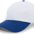 Pacific Headwear Coolport™ Mesh Hook - And - Loop Adjustable Cap - Pacific Headwear 805M WHITE/ROYAL YTH