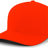 Pacific Headwear Cotton - Poly Hook - And - Loop Adjustable Cap 302C ORANGE YTH