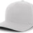 Pacific Headwear Cotton - Poly Hook - And - Loop Adjustable Cap 302C SILVER YTH