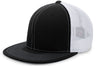 Pacific Headwear D - Series Trucker PacFlex Cap 4D5 BLACK/WHITE/BLACK S/M