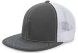 Pacific Headwear D - Series Trucker PacFlex Cap 4D5 GRAPHITE/WHITE/GRAPHITE S/M