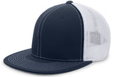 Pacific Headwear D - Series Trucker PacFlex Cap 4D5 NAVY/WHITE/NAVY S/M