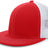 Pacific Headwear D - Series Trucker PacFlex Cap 4D5 RED/WHITE/RED S/M