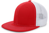 Pacific Headwear D - Series Trucker PacFlex Cap 4D5 RED/WHITE/RED S/M