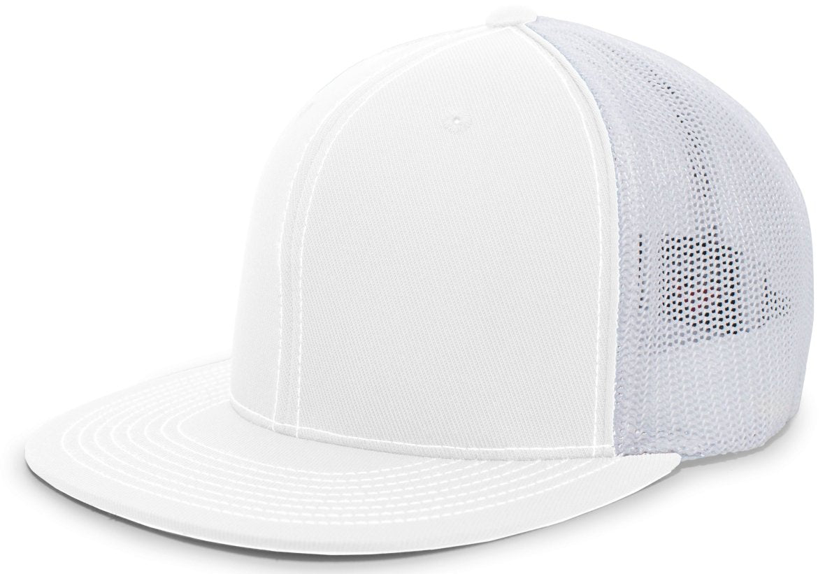 Pacific Headwear D - Series Trucker PacFlex Cap 4D5 WHITE S/M