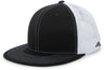 Pacific Headwear D - Series Trucker Snapback Cap 4D3 BLACK/WHITE/BLACK OS
