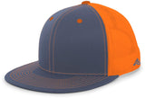 Pacific Headwear D - Series Trucker Snapback Cap 4D3 GRAPHITE/NEON ORANGE/GRAPHITE OS