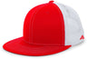 Pacific Headwear D - Series Trucker Snapback Cap 4D3 RED/WHITE/RED OS