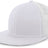 Pacific Headwear D - Series Trucker Snapback Cap 4D3 SILVER OS