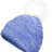 Pacific Headwear Faux Fur Pom Beanie - Pacific Headwear P604K ROYAL/WHITE OS