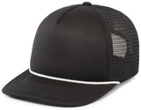 Pacific Headwear Foamie Fresh Trucker Cap - Pacific Headwear P782 BLACK/WHITE OS