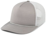 Pacific Headwear Foamie Fresh Trucker Cap - Pacific Headwear P782 GRAPHITE/SILVER/GRAPHITE OS