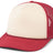 Pacific Headwear Foamie Fresh Trucker Cap - Pacific Headwear P782 KHAKI/DARK RED/DARK RED OS