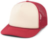 Pacific Headwear Foamie Fresh Trucker Cap - Pacific Headwear P782 KHAKI/DARK RED/DARK RED OS