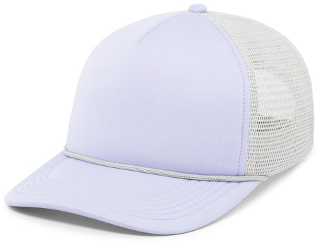 Pacific Headwear Foamie Fresh Trucker Cap - Pacific Headwear P782 LAVENDER/SILVER/LAVENDER OS