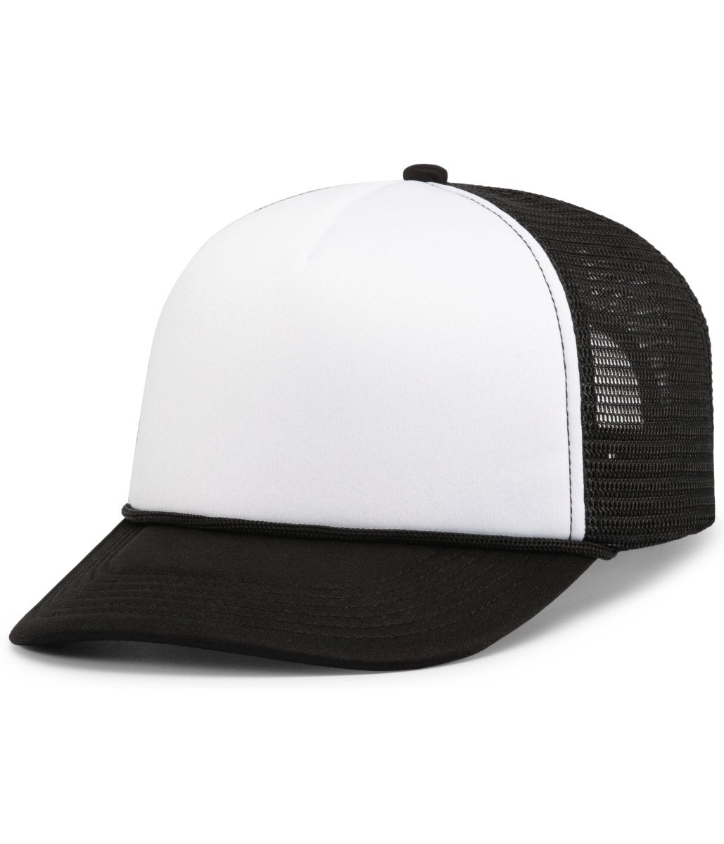 Pacific Headwear Foamie Fresh Trucker Cap - Pacific Headwear P782 WHITE/BLACK/BLACK OS