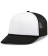 Pacific Headwear Foamie Fresh Trucker Cap - Pacific Headwear P782 WHITE/BLACK/BLACK OS